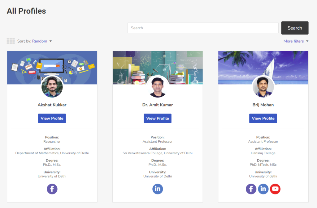 All Profiles